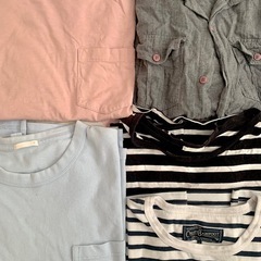 男性　の　中古　シャツ　Tシャツ　　まとめて　9枚の画像