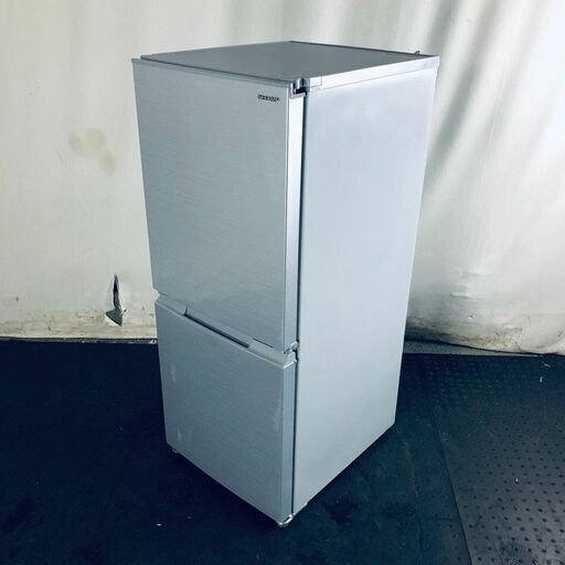 ID:rc12466 シャープ SHARP 冷蔵庫 一人暮らし 中古 2020年製 2ドア 152L シルバー ファン式 両方開き SJ-D15G-S  【リユース品：状態C】【送料無料】【設置費用無料】