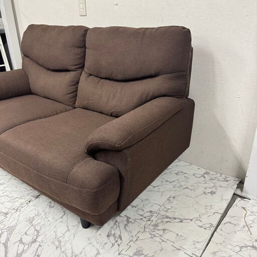  19541  NITORI 2人掛けソファ　幅143cm   ◆大阪市内・東大阪市他 6,000円以上ご購入で無料配達いたします！◆