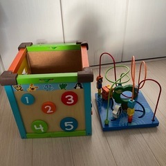 木製ベビー知育玩具の画像