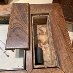 ケヤキ【火鉢】火箸付きの画像