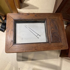 ケヤキ【火鉢】火箸付きの画像