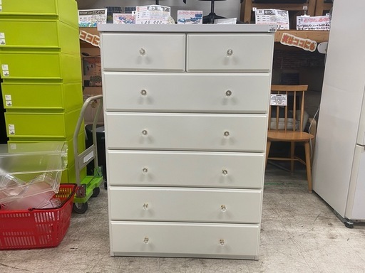 【愛品館 江戸川店 衣類収納】α Tkaba（アルファタカバ）6段 ハイチェスト ID:155-051447-007