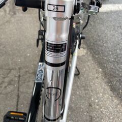 自転車 26インチ 6段変速 サギサカ エイチェル シルバー ?自社配送時?代引き可?※現金、クレジット、スマホ決済対応※