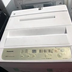 🔹パナソニック洗濯機5k🔹の画像