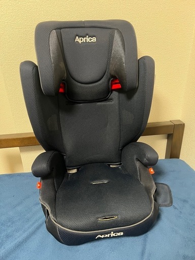 Aprica(アップリカ) チャイルド&ジュニアシート シートベルト固定 エアグルーヴ AD 1歳頃から11歳頃まで ロングユース チャイルドシート ドリンクホルダー付 背もたれ取り外し可 (ネイビースプリーム) 2108590