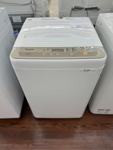 ★ジモティ割あり★ Panasonic 洗濯機 6.0kg 18年製 動作確認／クリーニング済み TJ8390