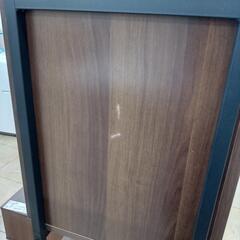 ★ジモティ割あり★  食器棚 ダークブラウン　黒 H182×D35×W64 クリーニング済み OJ5642の画像