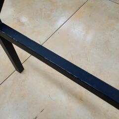 ★ジモティ割あり★  食器棚 ダークブラウン　黒 H182×D35×W64 クリーニング済み OJ5642の画像