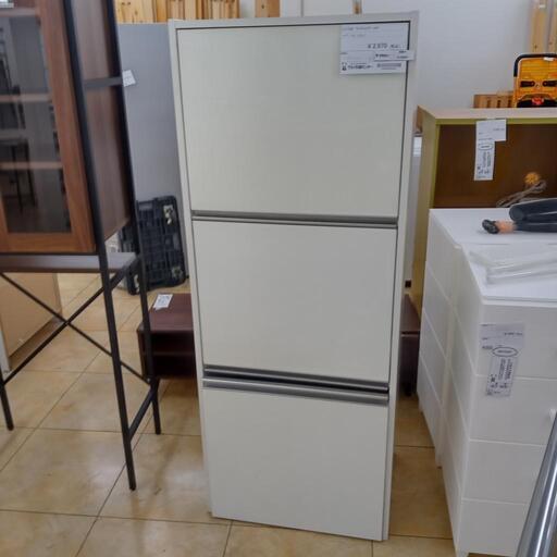 ★ジモティ割あり★  レンジ台 白 H150.5×D45×W59 クリーニング済み OJ5643