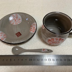 【半額キャンペーン】(V)　陶器　ペアコーヒーカップの画像