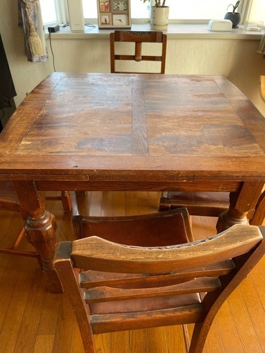 アンティーク　ダイニングテーブル