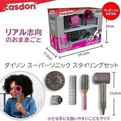 【店頭引き取り限定】ダイソン スーパーソニック スタイリングセット 54762 キャスドン CASDON ヘアドライヤー 美容師 ヘアメイク ごっこ おしゃれ 誕生日 おもちゃ 3歳 dysonの画像