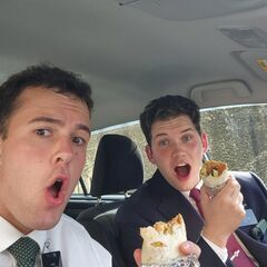 アメリカ人と一緒食べましょう！