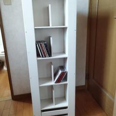 ★今週木曜まで！回転式CD DVDラック 雑誌 レコード 雑誌等ディスプレイ 小物入れ引き出しの画像