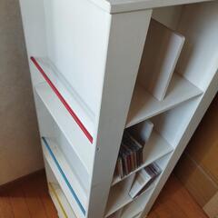★今週木曜まで！回転式CD DVDラック 雑誌 レコード 雑誌等ディスプレイ 小物入れ引き出しの画像