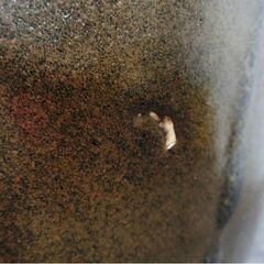 ②壺　陶器　水がめ　置物　茶道具　茶壺　骨董品　時代物　メダカ鉢　金魚鉢　植木鉢　陶磁器　睡蓮鉢 古民家　レトロの画像