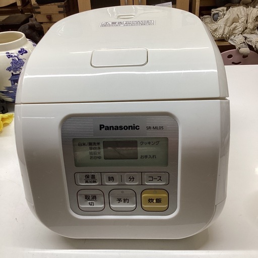 万代店　Panasonic 炊飯器　3合炊き\n2013年