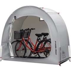 【お譲り先決定！】バイクガレージ　テント収納　雨避け　自転車２台...