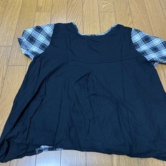 チェック　半袖の画像