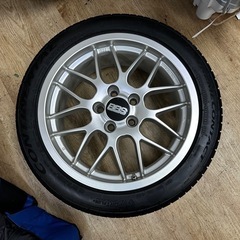 ⭐️激安価格⭐️Continental ExtremeContact DWS06 225/45 ZR 1791WM S タイヤ　BBSホイールセット　17H2 7.5J　タイヤ2020年製　自動車カスタムの画像