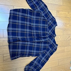 チェック　チュニックの画像