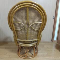 実家保管【藤 ラタンチェア】の画像
