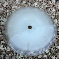 古いガラスシェード 電傘 乳白色 ヴィンテージ 古家具 DIY ...