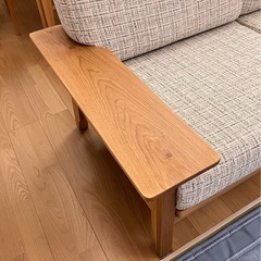 木製 ソファ 3人掛け　東京インテリアの画像