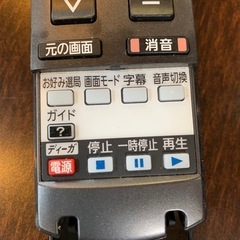 Panasonic テレビリモコンの画像