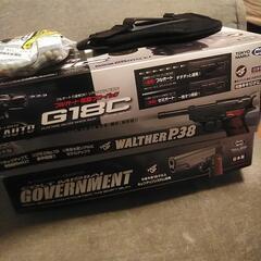 エアガン モデルガン G18C WALTHER P38  gov...