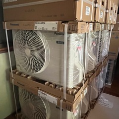 即日対応　🉑エアコン　取付　新品パナソニック　保証一年　の画像