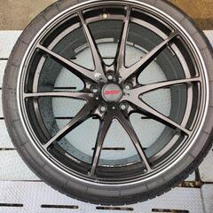 特注RAYS VR G25+POTENZA アウディ等　19in 10J offset25 PCD112 5穴の画像
