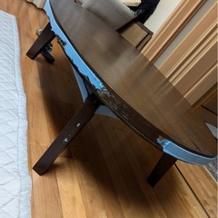楕円形コタツテーブルの画像