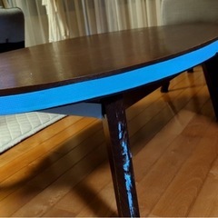 楕円形コタツテーブルの画像