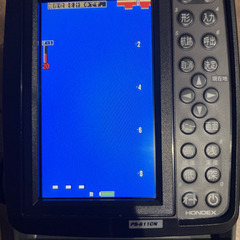 【値下げしました】HONDEX魚群探知機と船取付用の装具一式の画像