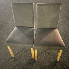 キレイめです！！ダイニングチェア2脚セット の画像