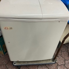 【中古】大阪引取限定 Panasonic 二槽式電気洗濯機 即買い❌ Panasonic 中古 洗濯機 パナソニック 9.0kg 大型 送風乾燥 設置