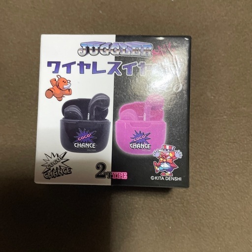 ジャグラー　ワイヤレスイヤホン　黒
