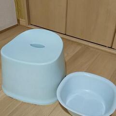 カインズホーム入浴用椅子＆洗面器