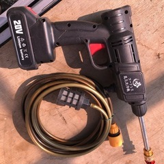 高圧洗浄機、充電式