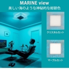 HotaluX VIEW ブルー照明　HLDC08V001BSG ホタルック　シーリングライト　綺麗　リラックス　の画像