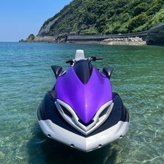 とにかく目立つ3段シート全塗装カスタム艇カワサキジェットスキー水...