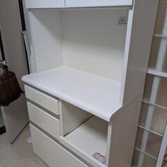 【無料】食器棚　カップボード　白　9/11まで