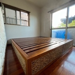 家具 ベッド キングサイズベッドの画像