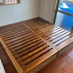 家具 ベッド キングサイズベッドの画像