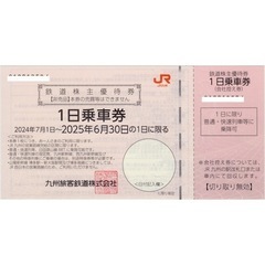 JR九州 ／ JR西日本  株主優待券