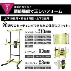 懸垂バー　チンニングマシン　グリップ付きの画像