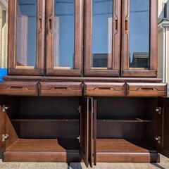 光家具工業株式会社 食器棚 収納棚 昭和レトロ アンティーク ヴィンテージ家具の画像