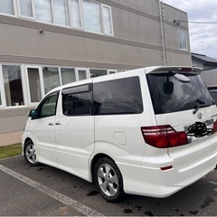 広々車中泊！アルファード！の画像
